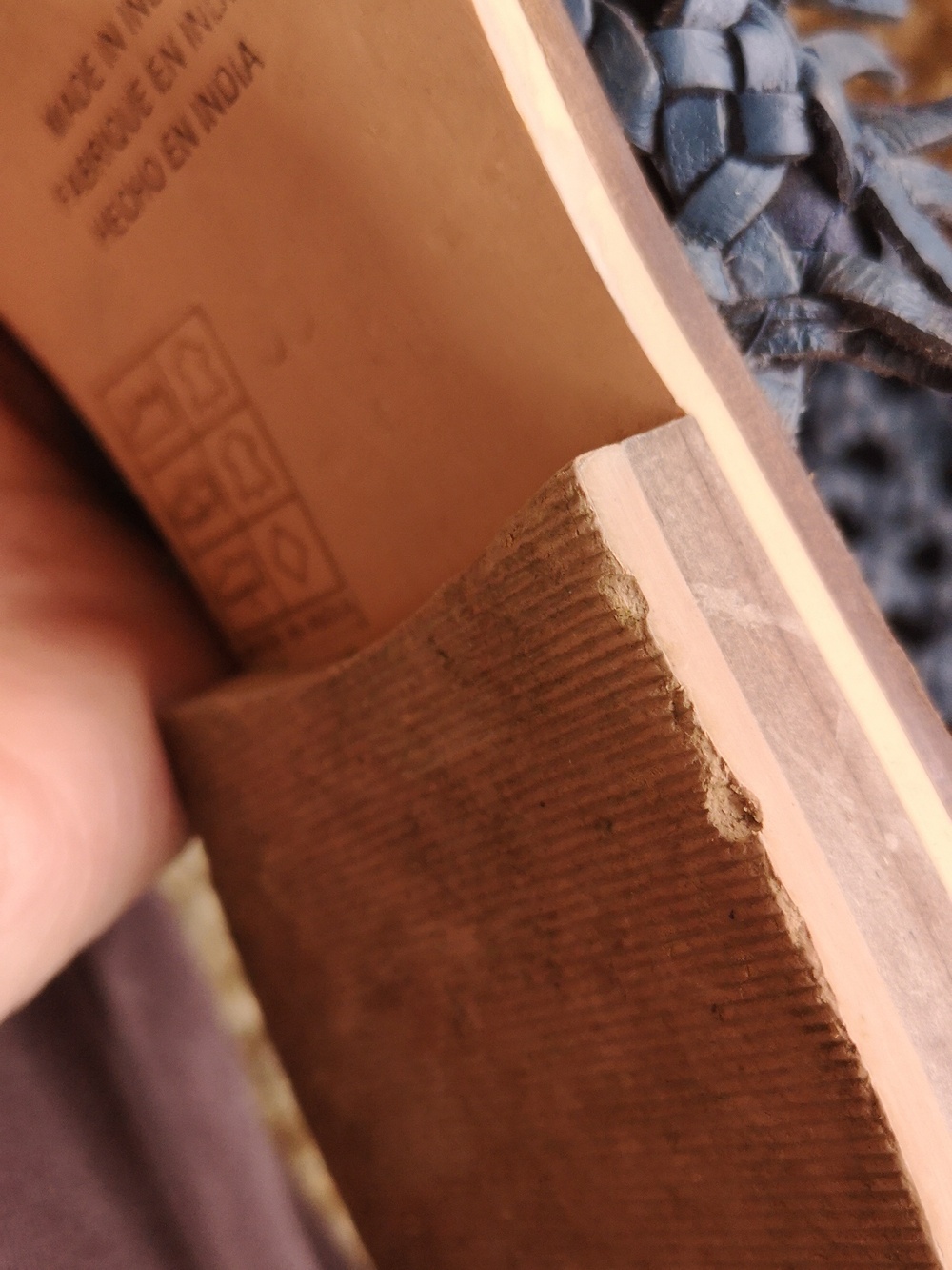 Free People blue woven leather flats - Picture 14 of 15